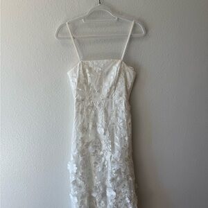 Lulu's White Embroidered Dress